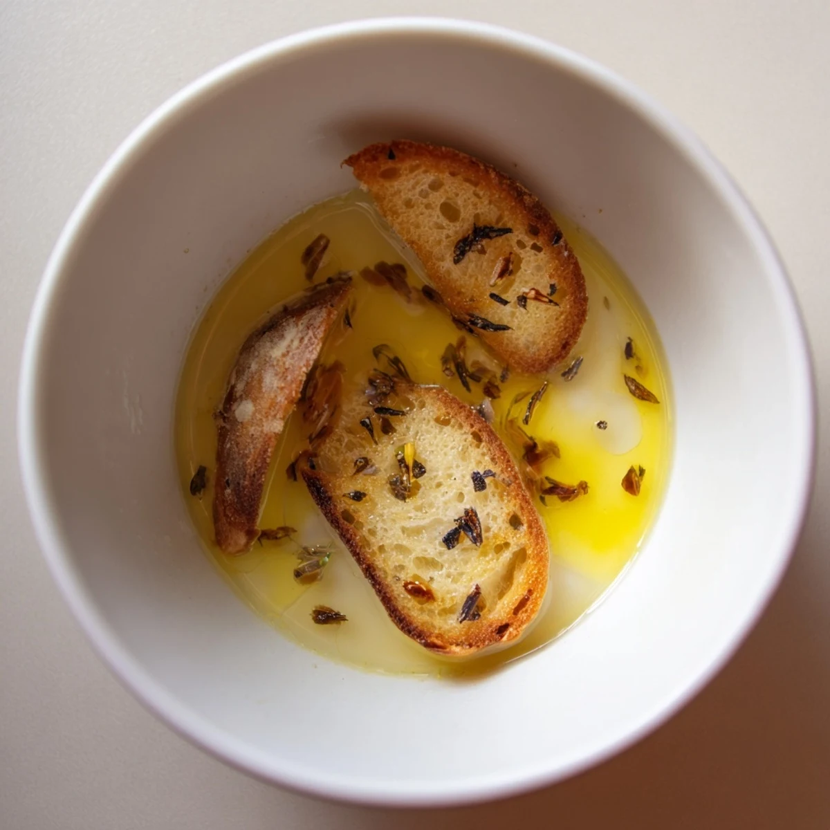Golden, bubbly Gruyère tops a bowl of the Effortless 4-Ingredient French Onion Soup, a simple classic.