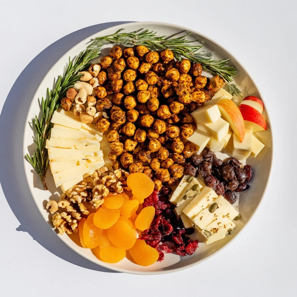 Imagine the textures: rustic roasted acorns on a vibrant Squirrels Acorn Hoard Platter, ready to enjoy.