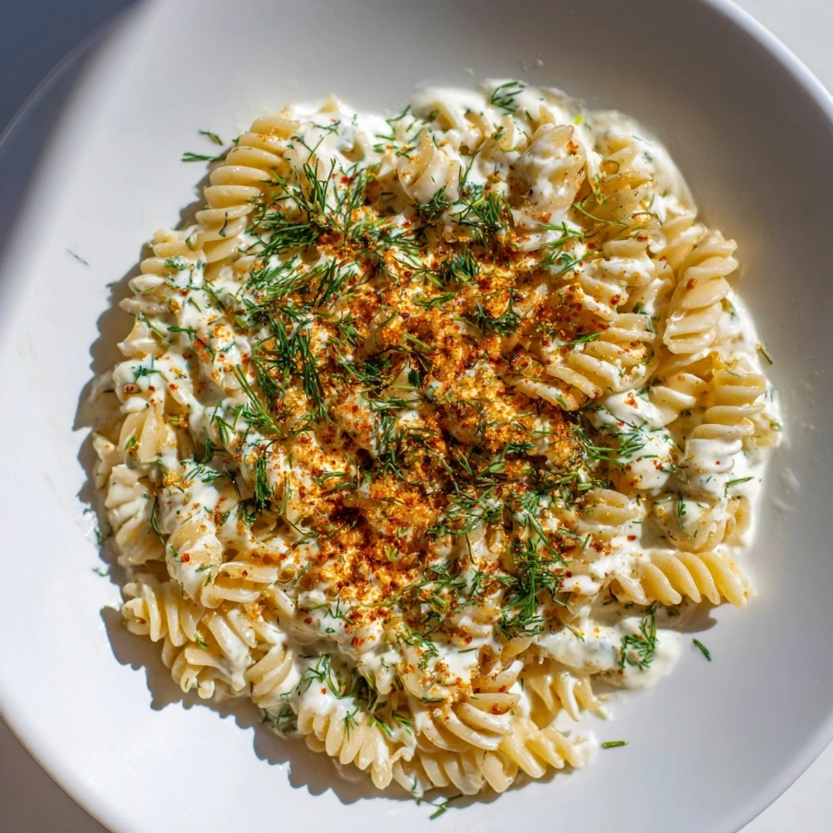Enjoy the comforting flavors of Turkish Yogurt Pasta, a quick and easy vegetarian main dish.