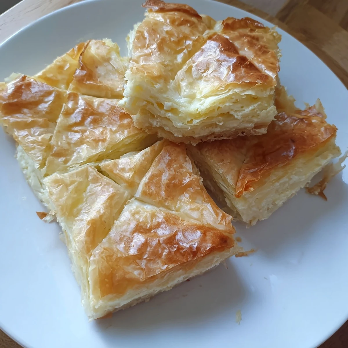 Golden, flaky Bulgarian Banitsa, a savory cheese pastry, perfect for a hearty brunch.