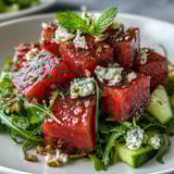 Watermelon Arugula Salad Summer
