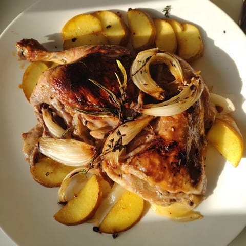 Cider-Glazed Chicken Thighs