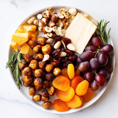A beautiful Squirrels Acorn Hoard Platter with rosemary garnish, perfect for a cozy autumn spread.
