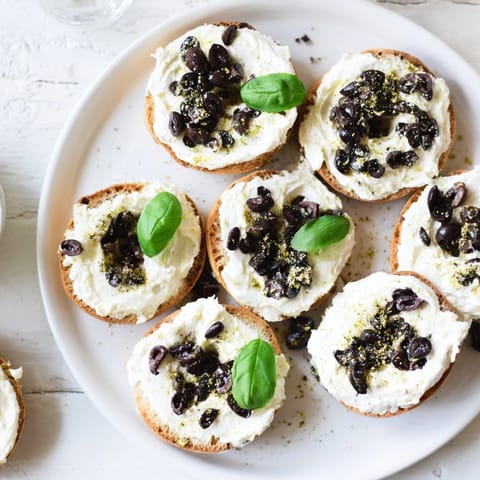 Olympic Rings Mini Bagels
