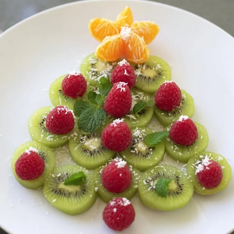 Kiwi Raspberry Christmas Tree