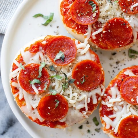 Mini Pepperoni Pizza Bagels