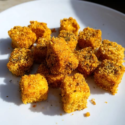 Crispy Popcorn Tofu Bites
