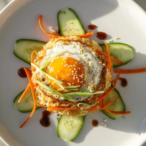 Crispy Egg Rice Bowl