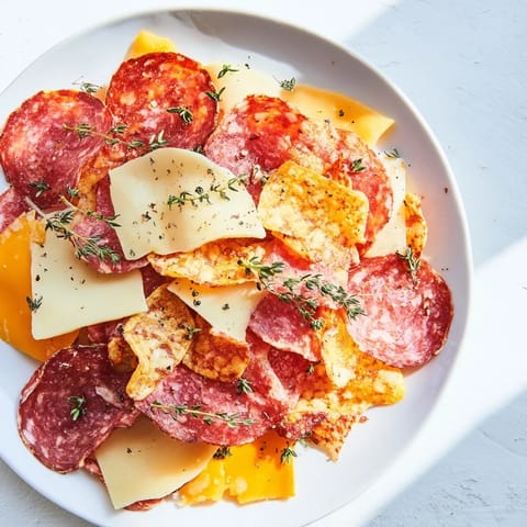 Savory Charcuterie Chips Snack