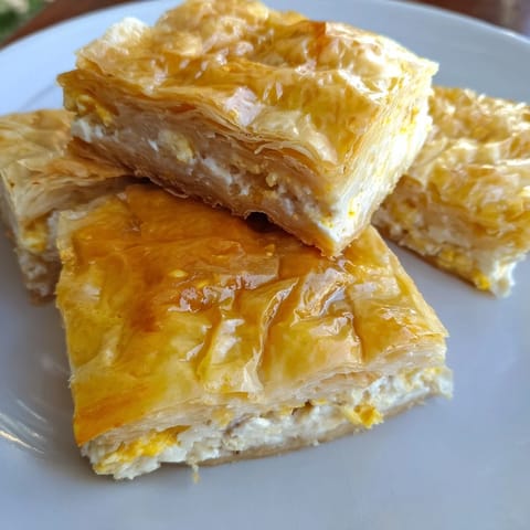 Serbian Layered Cheese Pie