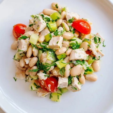 Lemony White Bean Chicken Salad
