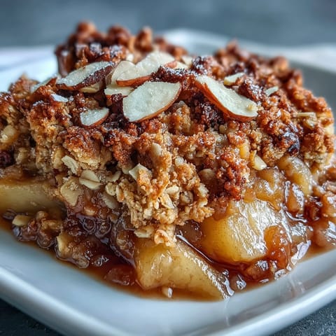 Cardamom Spiced Apple Crisp