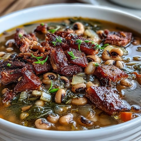 Ham Black-Eyed Pea Soup