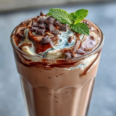 Mint Chocolate Protein Shake
