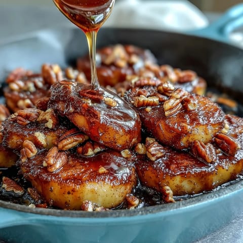 Soul Food Candied Yams Skillet with Brown Sugar, tender yams simmered in rich, buttery syrup, finished with a glossy caramel glaze.
