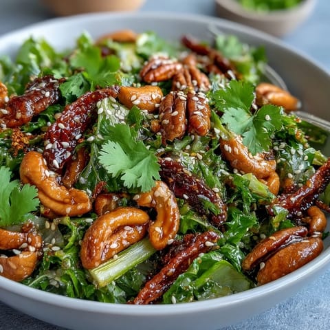 Asian-inspired Crunchy Celery Peanut Salad with Soy Ginger Dressing, perfect for a light and healthy meal.  