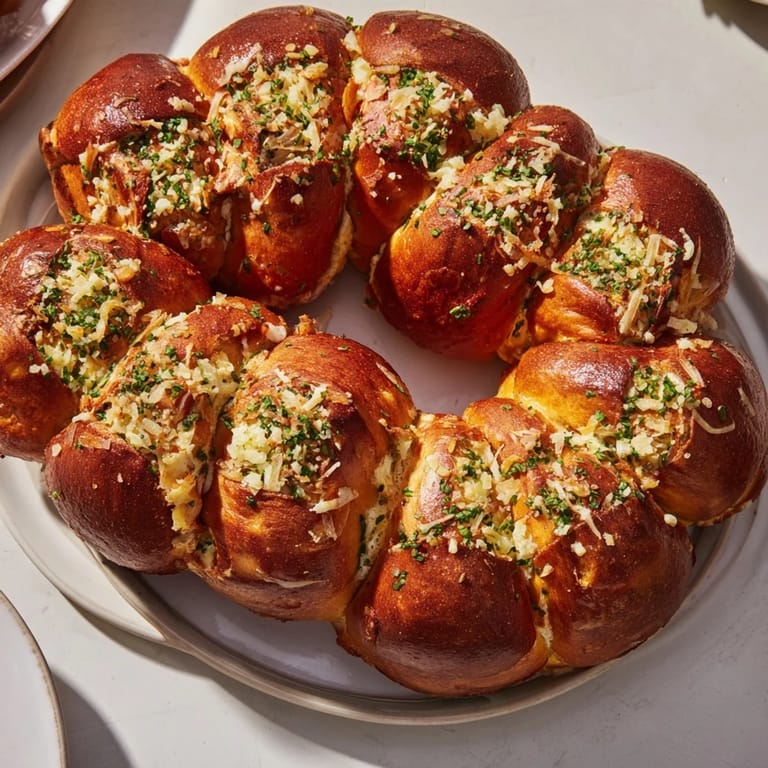 Close-up of baked Stuffed Mushroom Caps, offering a fantastic vegetarian appetizer with creamy filling.