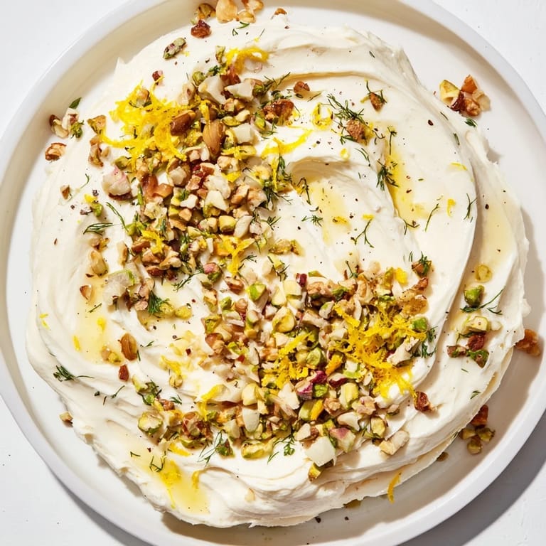 Enjoy the visually stunning arrangement of a butter board, ready with crusty bread for easy serving.