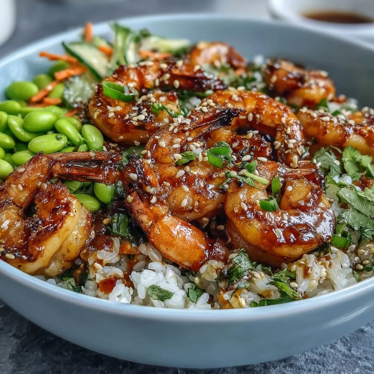 Drizzled with ginger-sesame dressing, this vibrant bowl includes crisp cucumber slices and a sprinkle of green scallions.