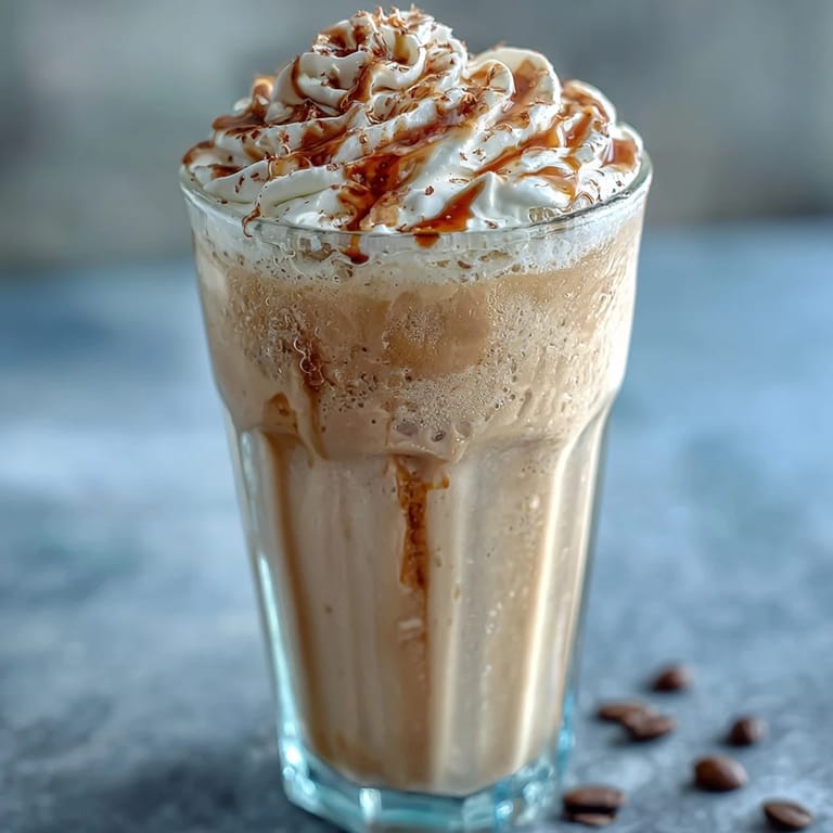 High-protein vanilla bean shake blending almond milk, Greek yogurt, and vanilla pudding mix for a smooth, Starbucks-inspired breakfast or post-workout drink.