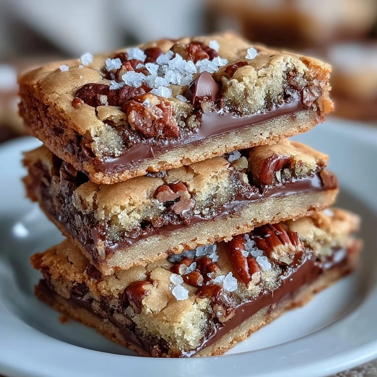 Buttery, nutty cookies baked to golden perfection, topped with crunchy pecans and a hint of sea salt.