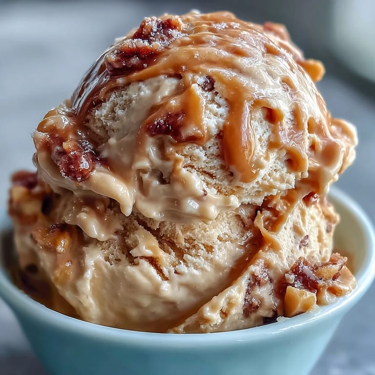 Velvety peanut butter banana ice cream with a smooth texture, perfect for a healthy dessert treat.