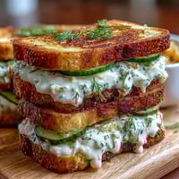 Delicate finger sandwiches with tangy lemon butter and crisp cucumber slices, perfect for an elegant Mothers Day tea party.