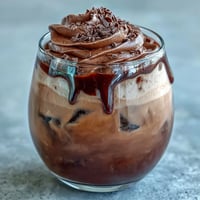 Velvety chocolate cream swirls atop chilled cold brew coffee in this decadent Chocolate Cream Cold Brew, perfect for coffee lovers.